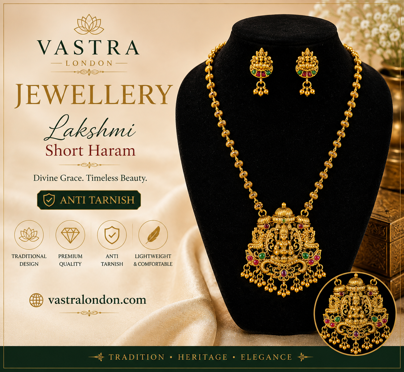 Lakshmi Short Haram