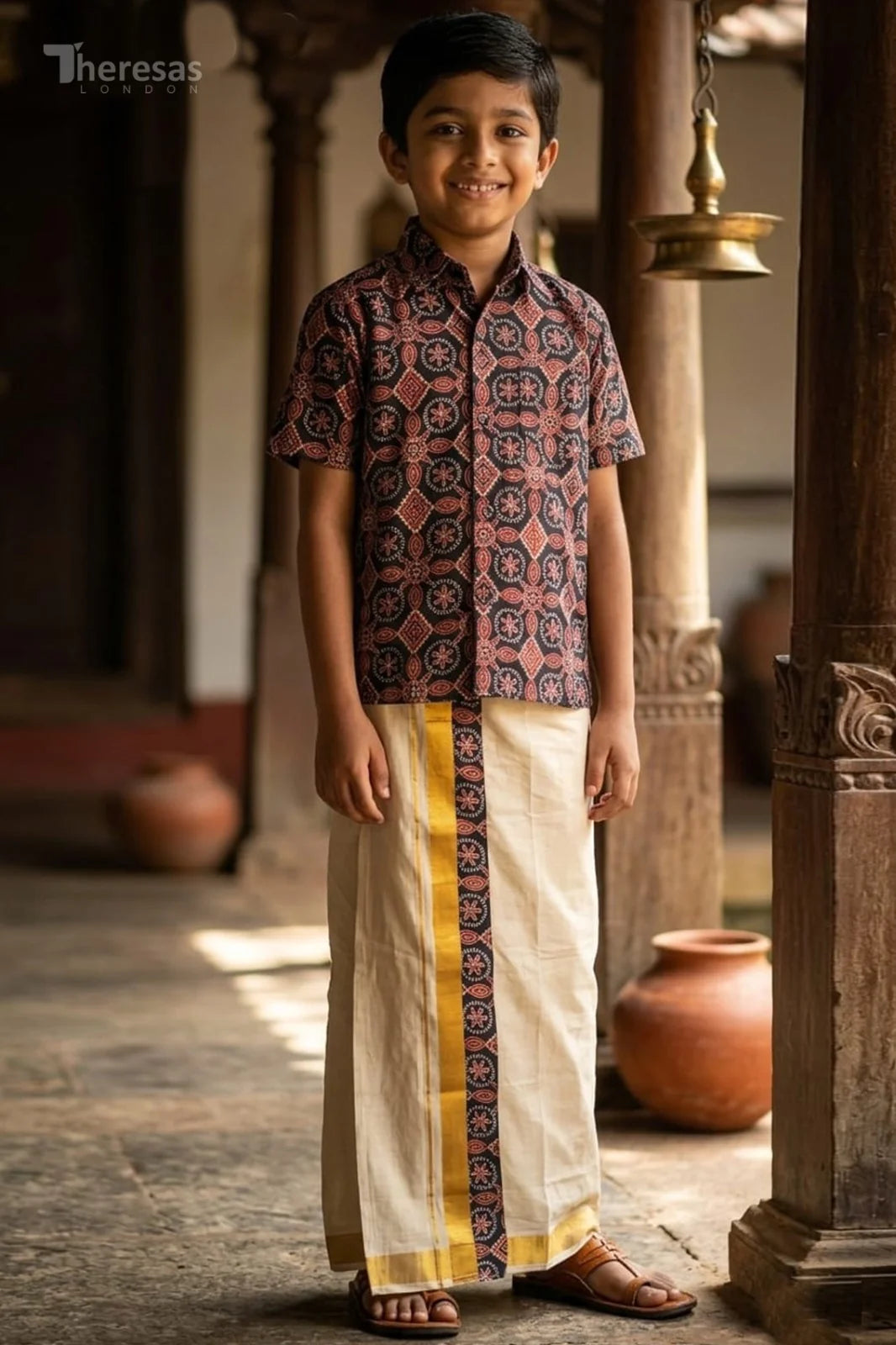 Kids Shirt Mundu Combo (KSM-04)