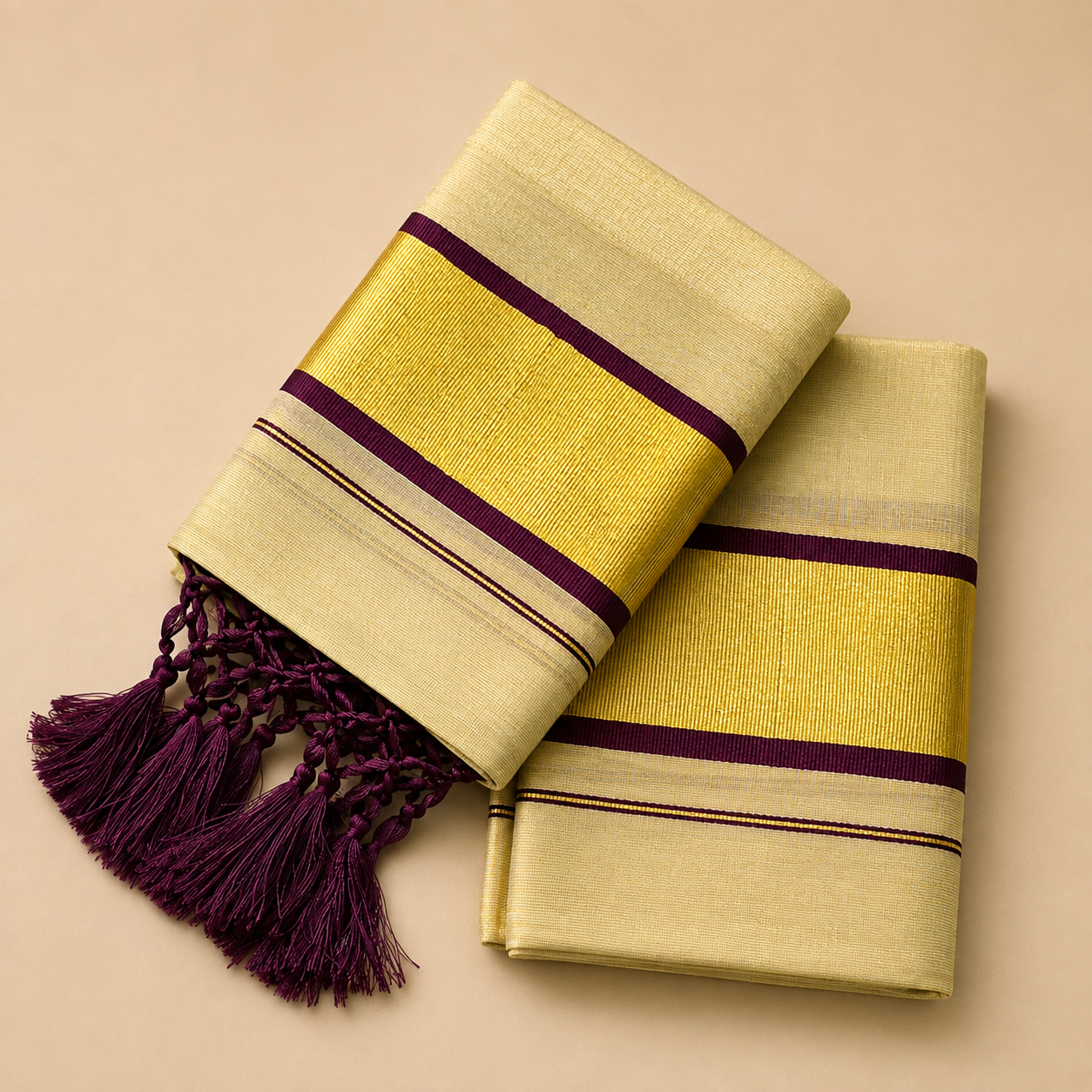 Set Mund with Maroon & Gold