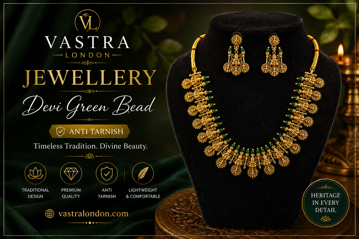 Devi Green Bead