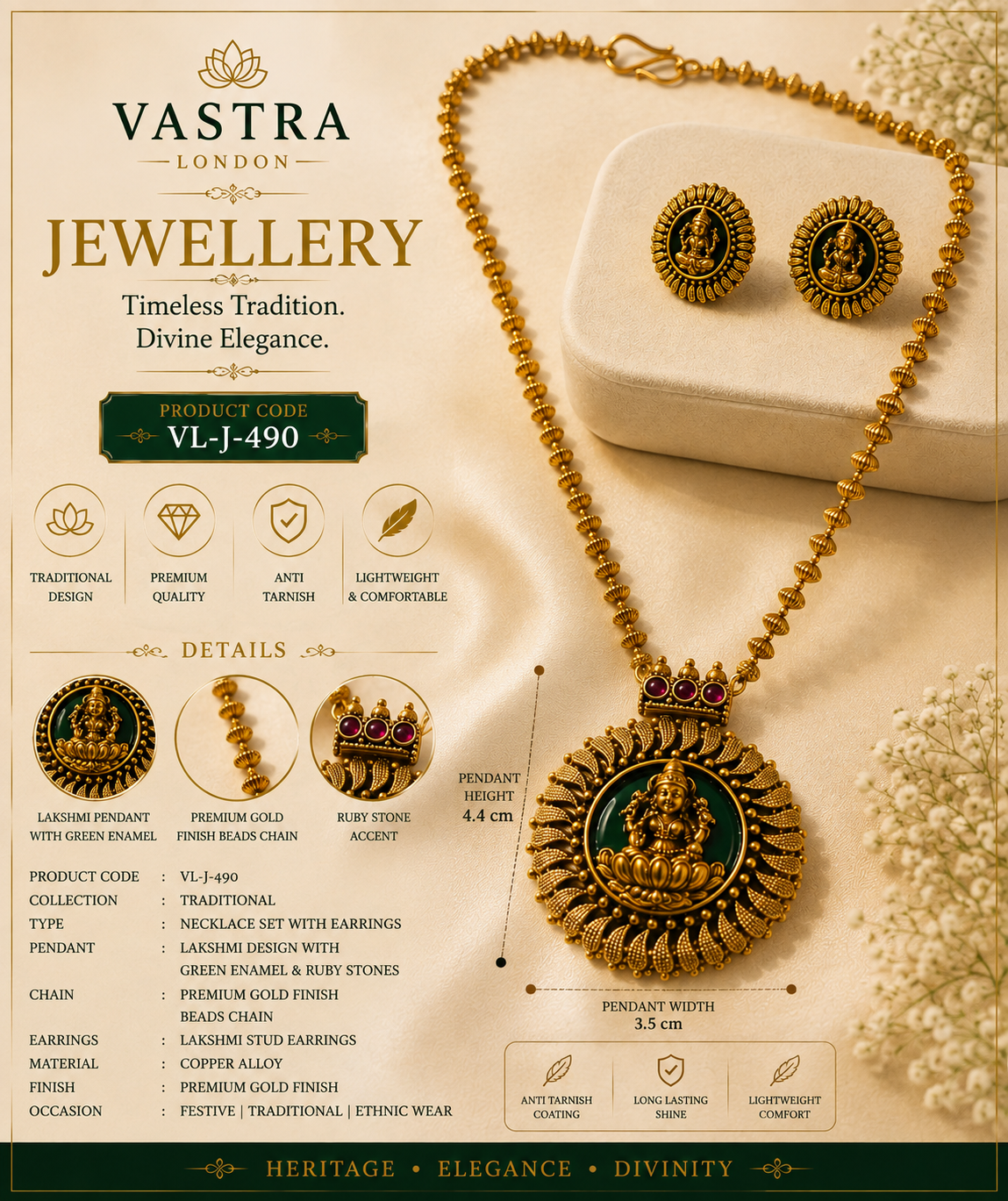 Necklace Set - VL-J-490